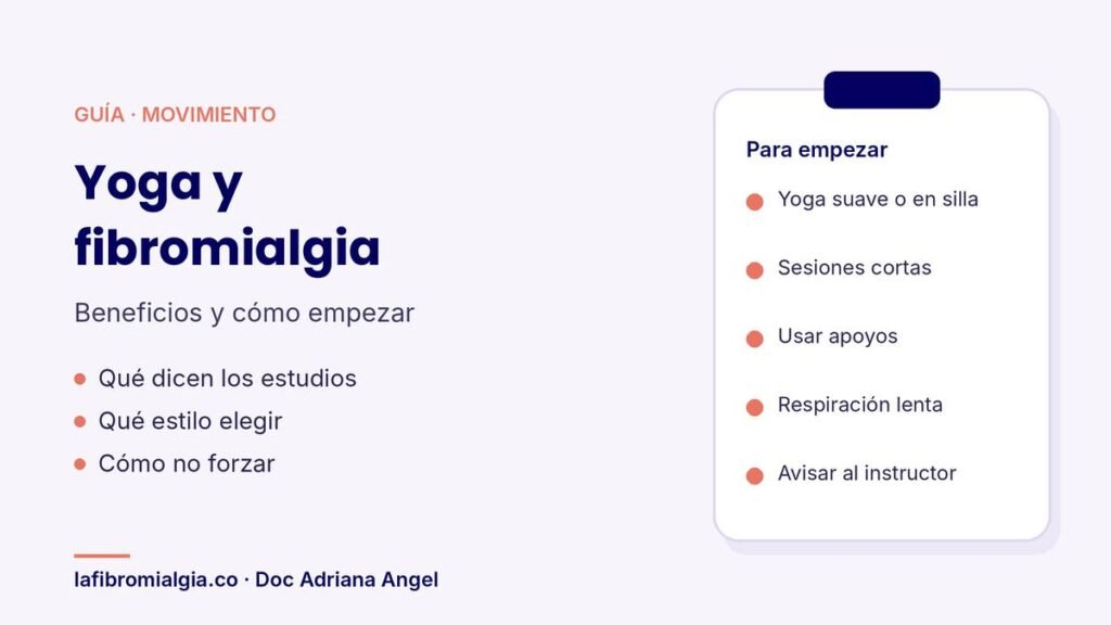 Yoga y fibromialgia: beneficios y cómo empezar