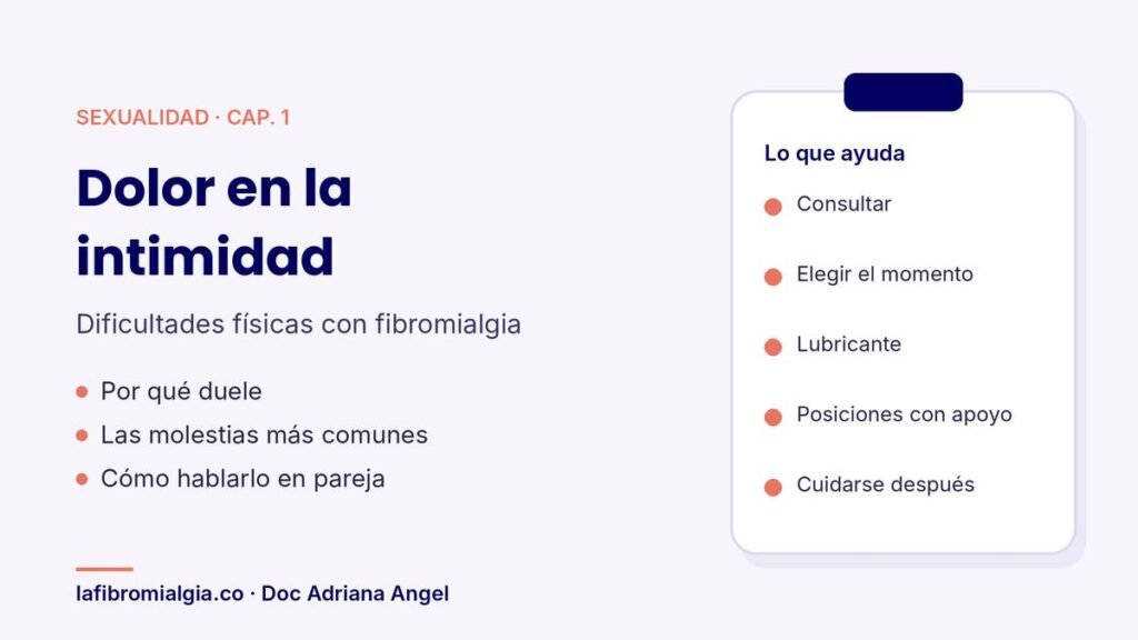 Por qué duele la intimidad con fibromialgia y qué ayuda