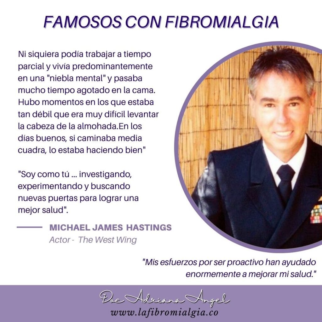 celebridades con fibromailgia  - Michael James Hastings tiene fibromialgia