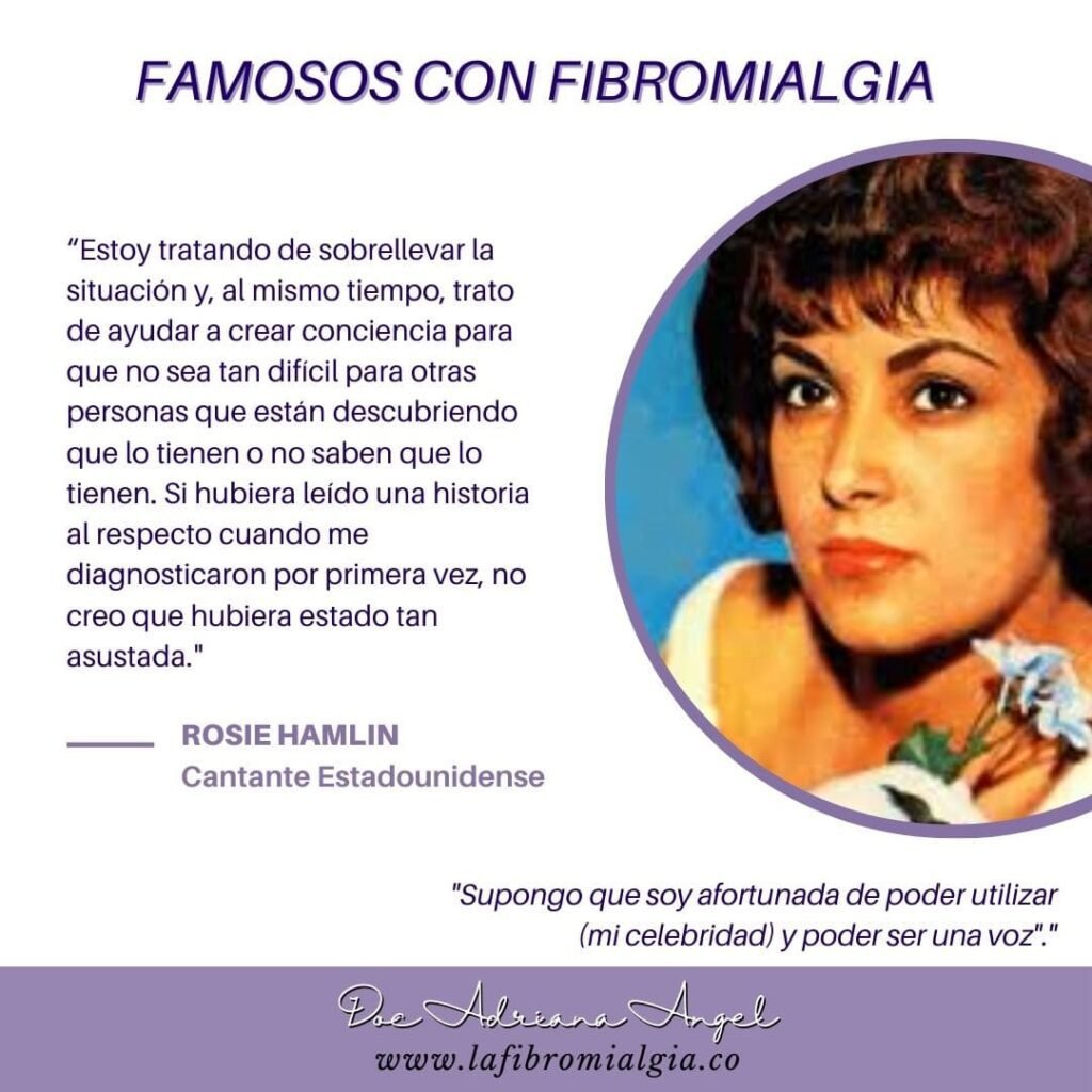 celebridades con fibromialgia - rosie hamlin 